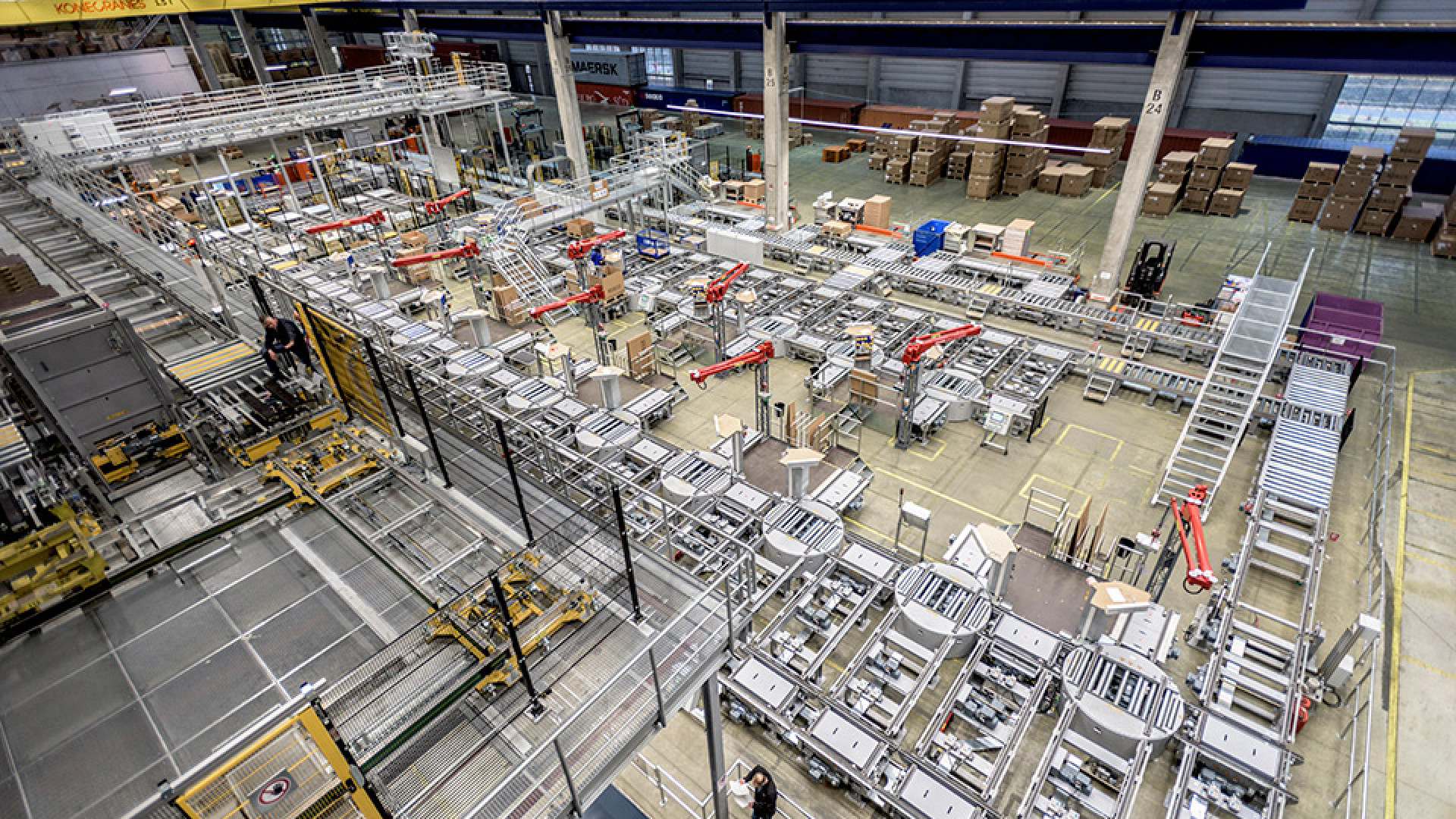 Parcel Sortation: Mezzanine Structures for Automation