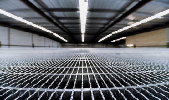 Mezzanine structures for mining support and resources logistics facilities