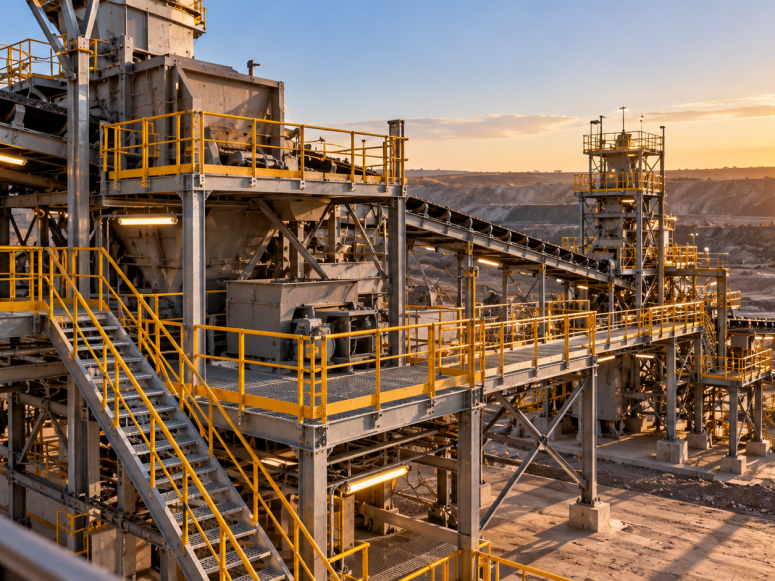 Access platforms for energy and processing plant