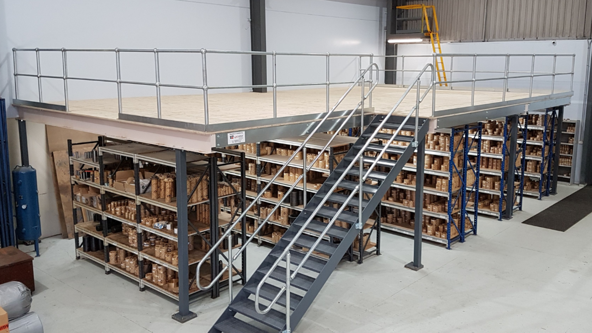 How To Maximise Space for Government Logistics with Mezzanines